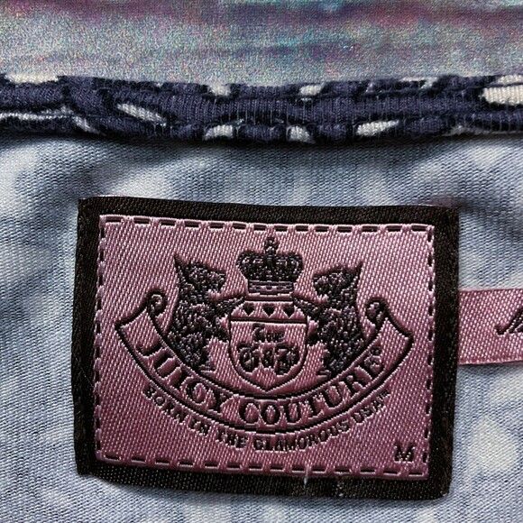 Juicy Couture Womens Dress size M Multicolor Pullover T-Shirt Soft Rayon Stretch - Picture 2 of 7